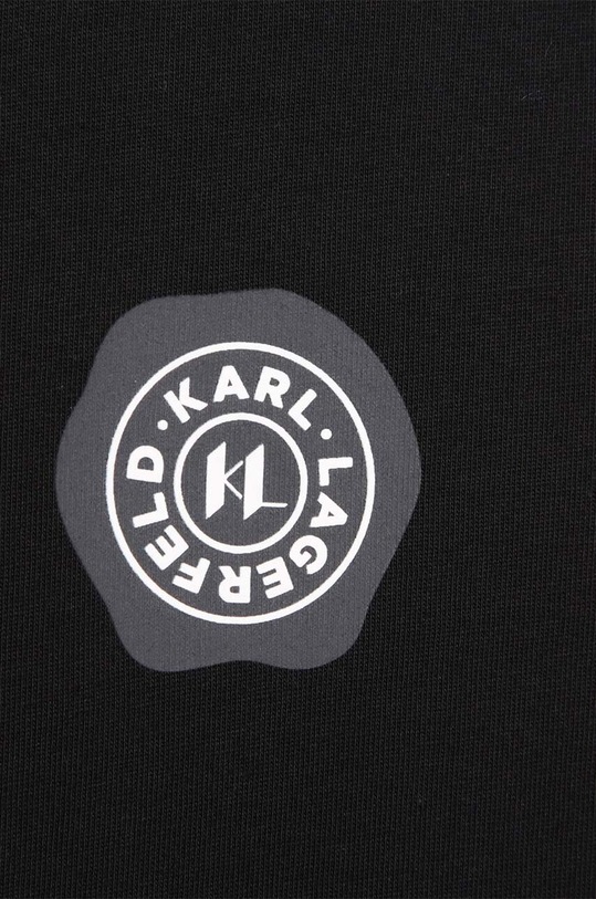 Chłopiec Karl Lagerfeld t-shirt bawełniany dziecięcy Z25413.162.174 czarny