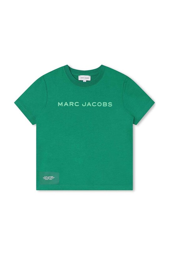 Marc Jacobs t-shirt bawełniany dziecięcy nadruk zielony W55007.86.108