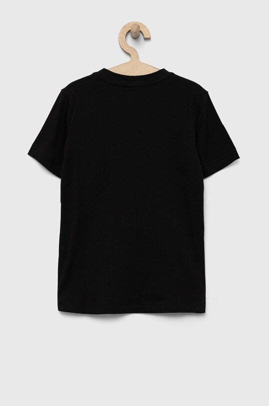 Дитяча бавовняна футболка adidas Performance ENT22 TEE Y HC0443 чорний AW23