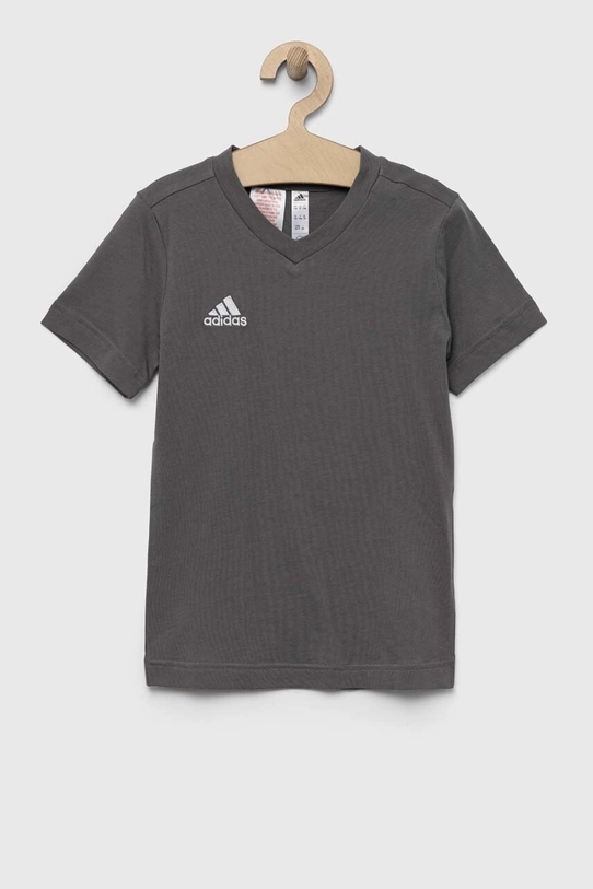 adidas Performance t-shirt bawełniany dziecięcy ENT22 TEE Y szpic szary HC0444