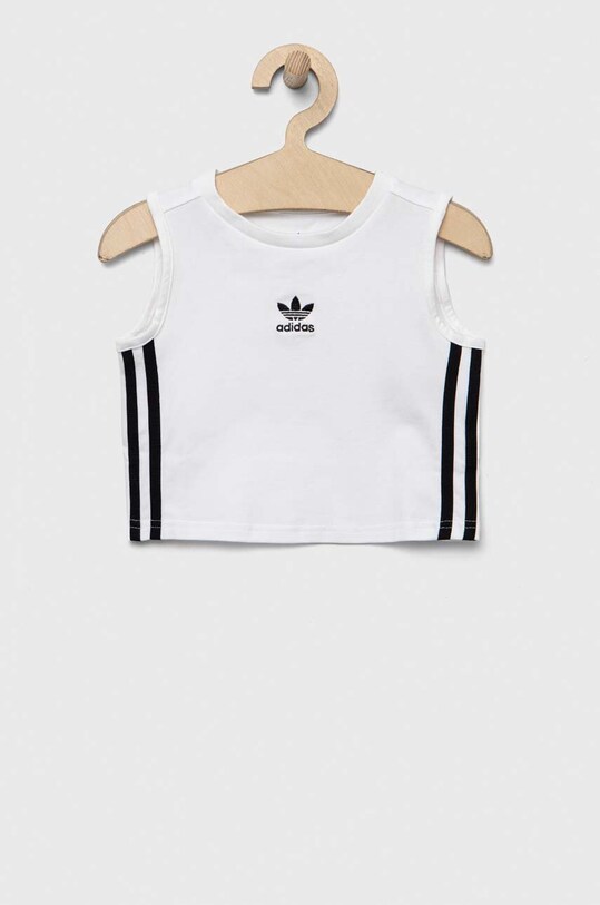 Detský top adidas Originals IC3129 biela AW23