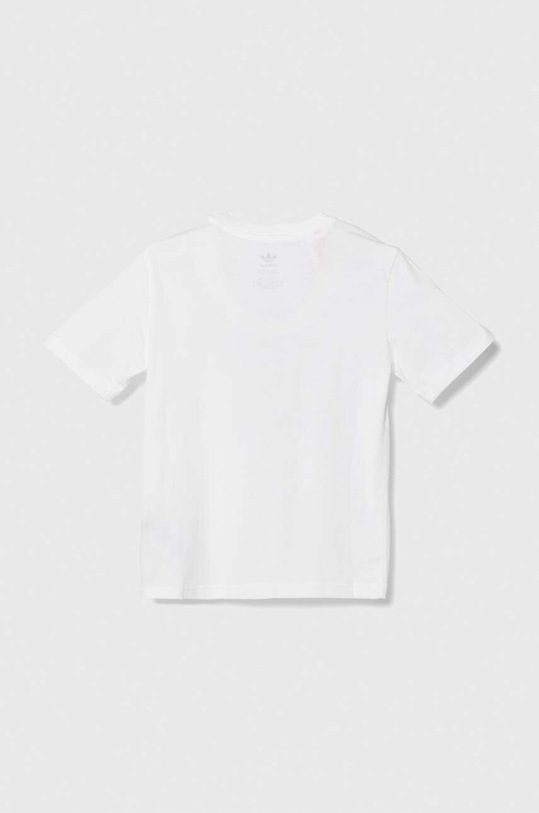Detské bavlnené tričko adidas Originals IJ0694 biela AW23