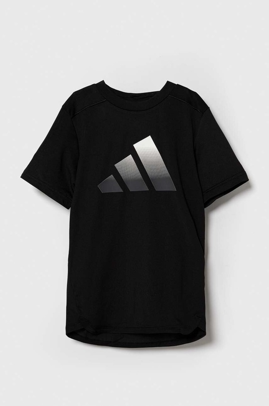 adidas t-shirt dziecięcy z elastanem czarny IJ6417