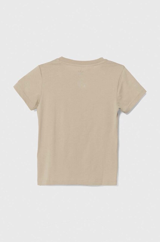 Chłopiec adidas Originals t-shirt bawełniany TREFOIL IJ7179 beżowy