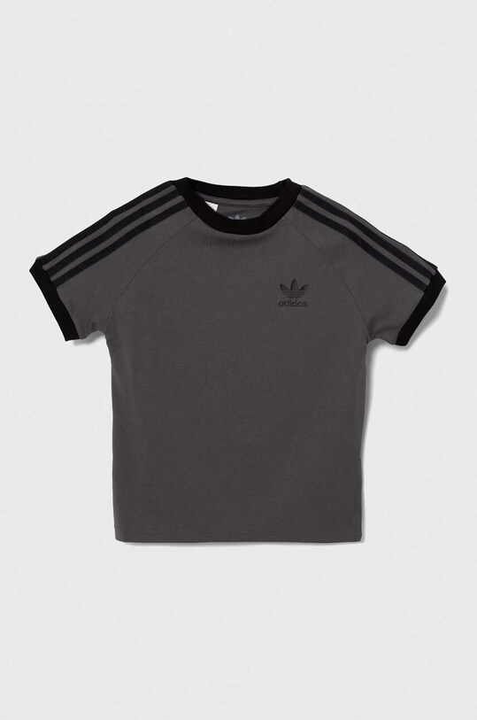 Бавовняна футболка adidas Originals IJ7334 сірий AW23