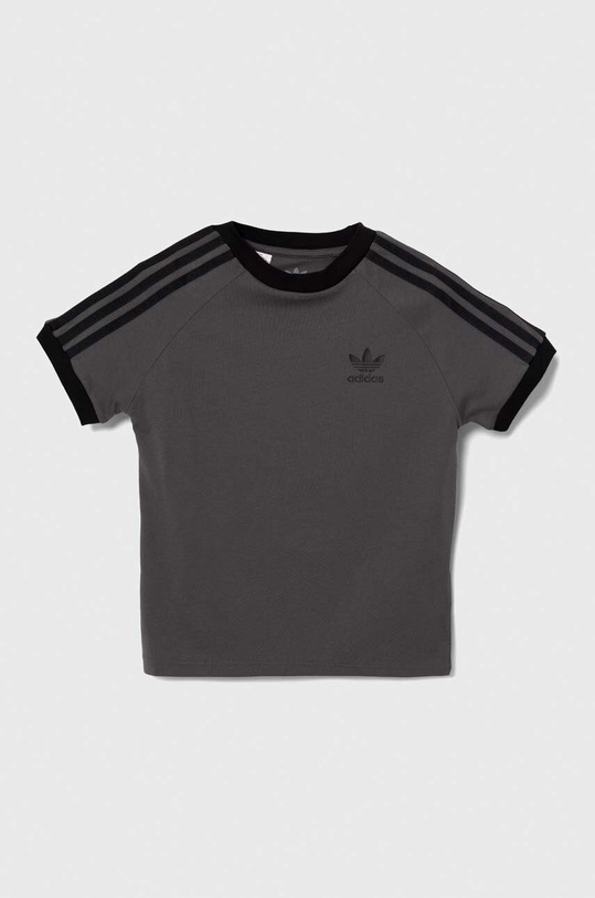 adidas Originals t-shirt bawełniany IJ7334 szary AW23