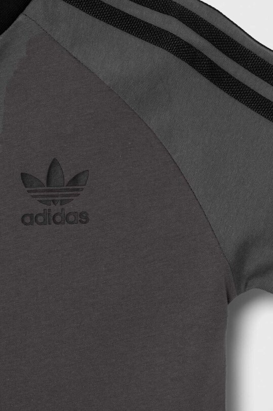 Βαμβακερό μπλουζάκι adidas Originals γκρί IJ7334