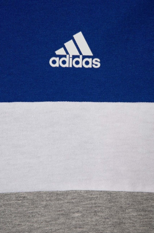 adidas t-shirt bawełniany dziecięcy niebieski IJ8732
