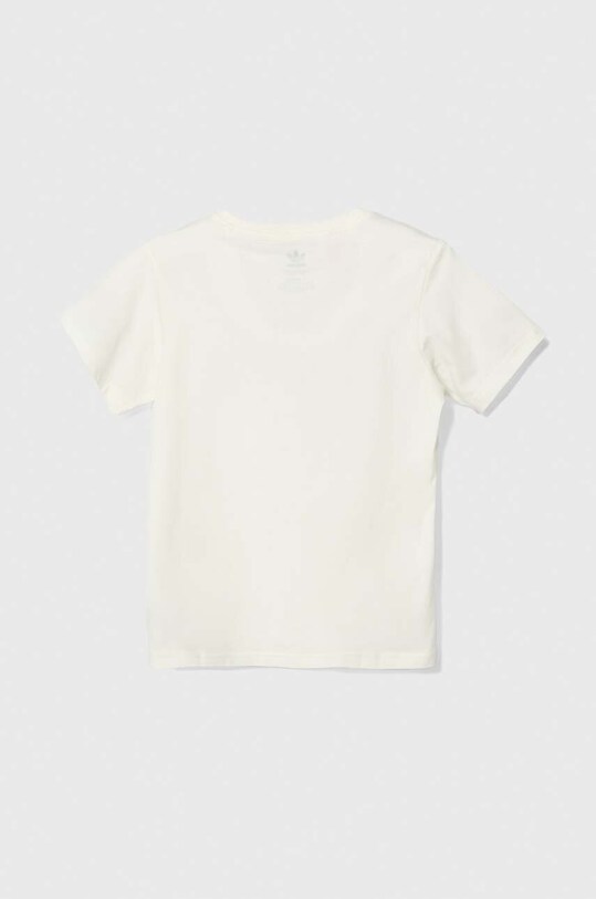 Παιδικό βαμβακερό μπλουζάκι adidas Originals IM1825 λευκό AW23