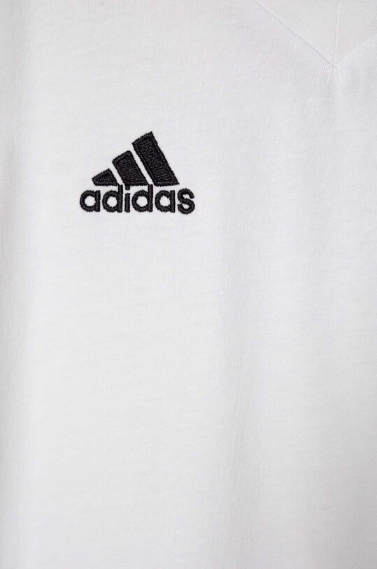 Хлопчик Дитяча бавовняна футболка adidas Performance ENT22 TEE Y HC0447 білий