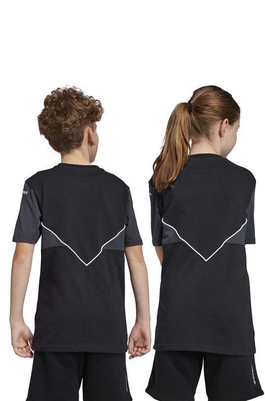 adidas Originals t-shirt bawełniany dziecięcy IC6243 czarny