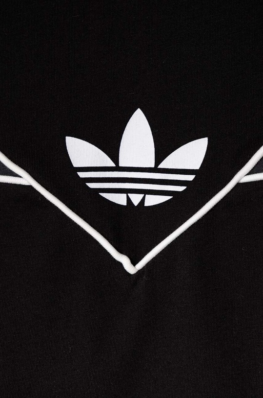 adidas Originals t-shirt bawełniany dziecięcy czarny IC6243