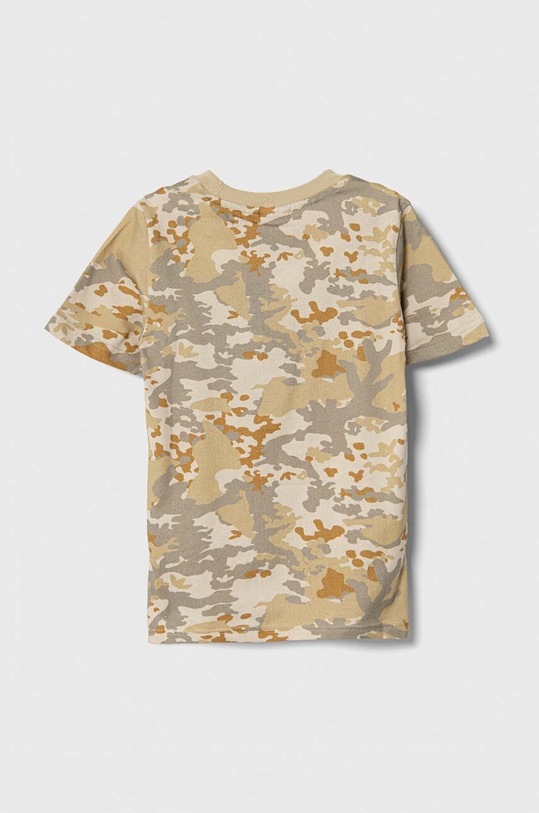 Детская хлопковая футболка adidas Originals IP0270 бежевый AW23