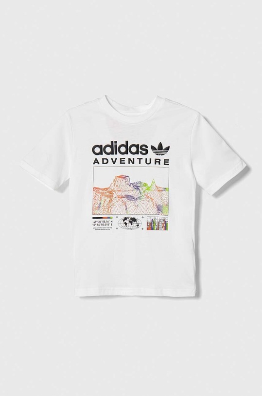 adidas Originals t-shirt bawełniany dziecięcy II0929 biały AW23