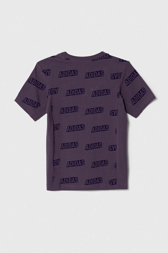 adidas t-shirt dziecięcy JB BLUV Q4AOP T IA1601 fioletowy AW23