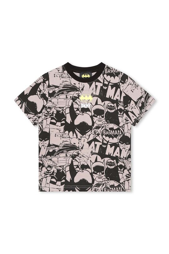 Детская хлопковая футболка Dkny x DC Comics узор чёрный D55008.162.174