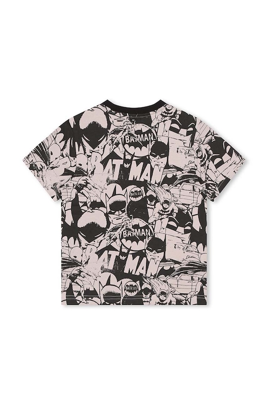 Dkny t-shirt bawełniany dziecięcy x DC Comics D55008.162.174 czarny AW23