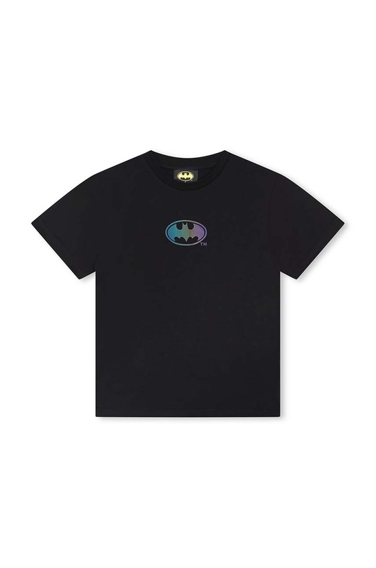 Dkny t-shirt bawełniany dziecięcy D55011.114.150 czarny AW23