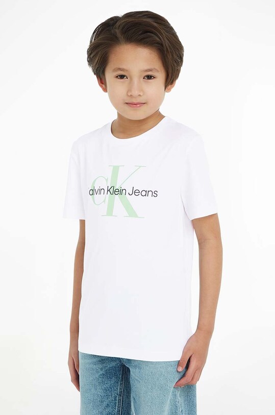 Calvin Klein Jeans t-shirt bawełniany dziecięcy IU0IU00460.9BYX