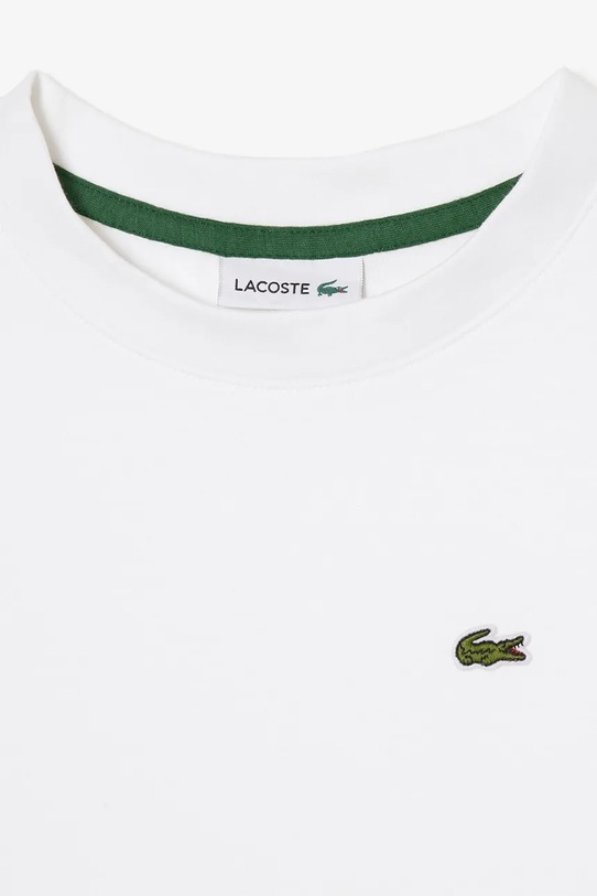 Chłopiec Lacoste t-shirt bawełniany dziecięcy TJ1122 biały