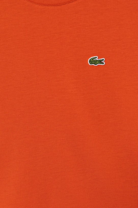 Chłopiec Lacoste t-shirt bawełniany dziecięcy TJ1122 pomarańczowy
