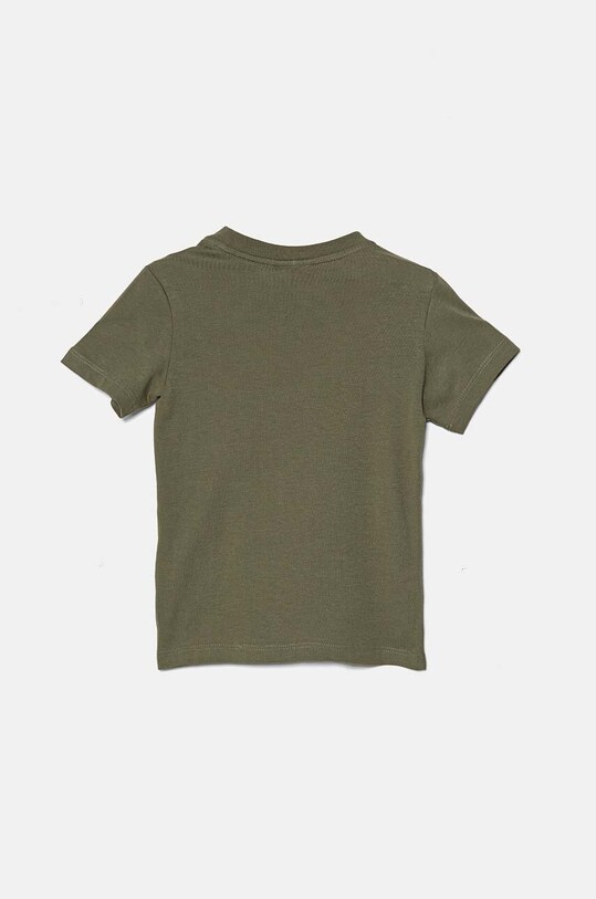 Dječja pamučna majica kratkih rukava Lacoste TJ1122 zelena SS25