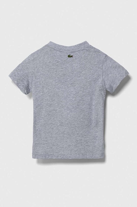 Lacoste t-shirt bawełniany dziecięcy TJ3804 szary AW23