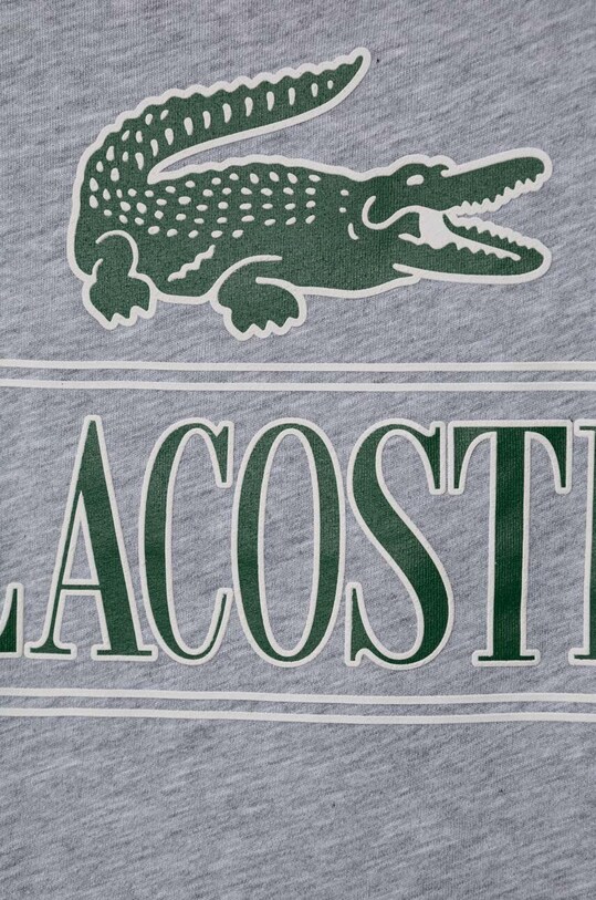 Chlapec Detské bavlnené tričko Lacoste TJ3804 sivá