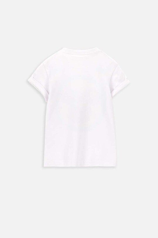 Coccodrillo t-shirt dziecięcy ZC3143203PUK biały AW23