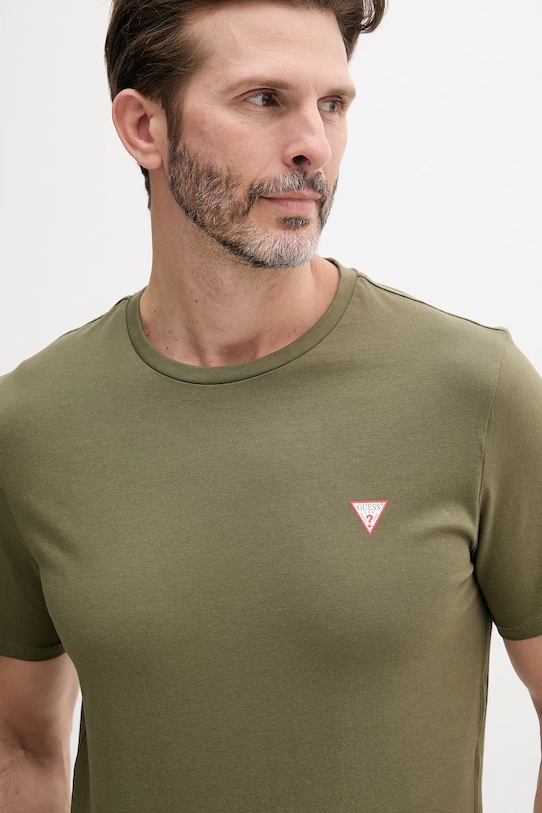 Одежда Хлопковая футболка Guess M2YI36.I3Z14 зелёный