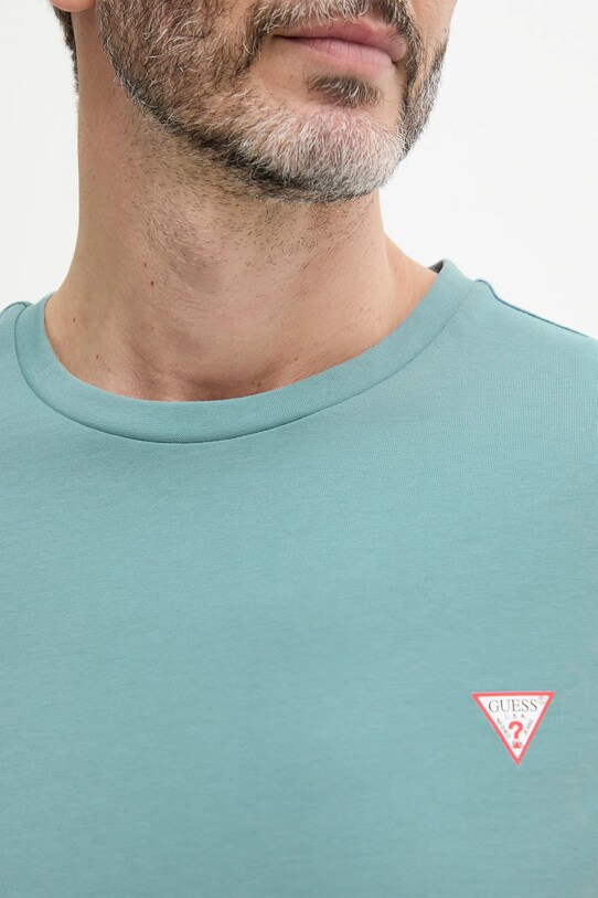 Guess tricou din bumbac M2YI36.I3Z14 albastru