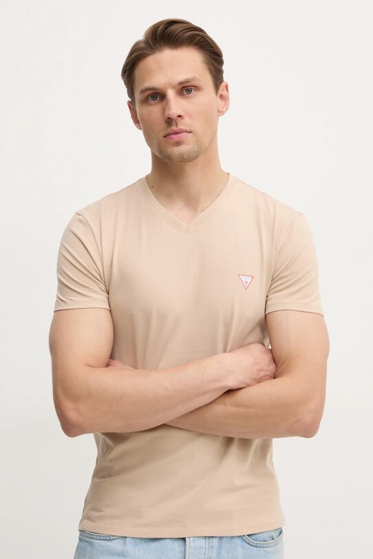 Guess tricou bej M2YI32.J1314