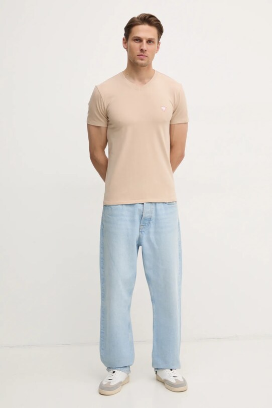 Guess tricou M2YI32.J1314 bej NC24