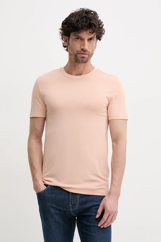 Guess t-shirt in cotone AIDY arancione M2YI72.I3Z14