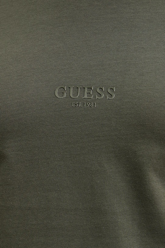 Βαμβακερό μπλουζάκι Guess AIDY M2YI72.I3Z14 πράσινο