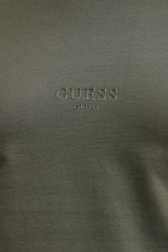 Βαμβακερό μπλουζάκι Guess AIDY M2YI72.I3Z14 πράσινο