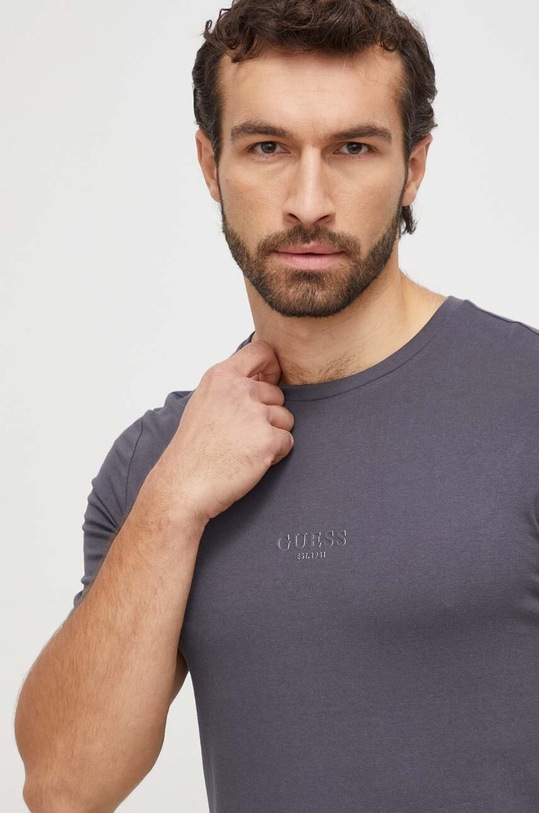 Odzież Guess t-shirt bawełniany AIDY M2YI72.I3Z14 szary