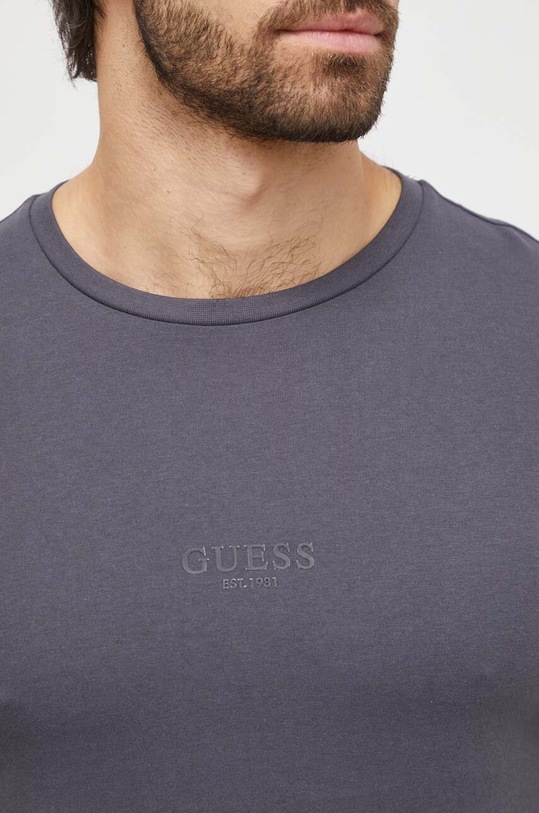 Guess t-shirt bawełniany AIDY szary M2YI72.I3Z14