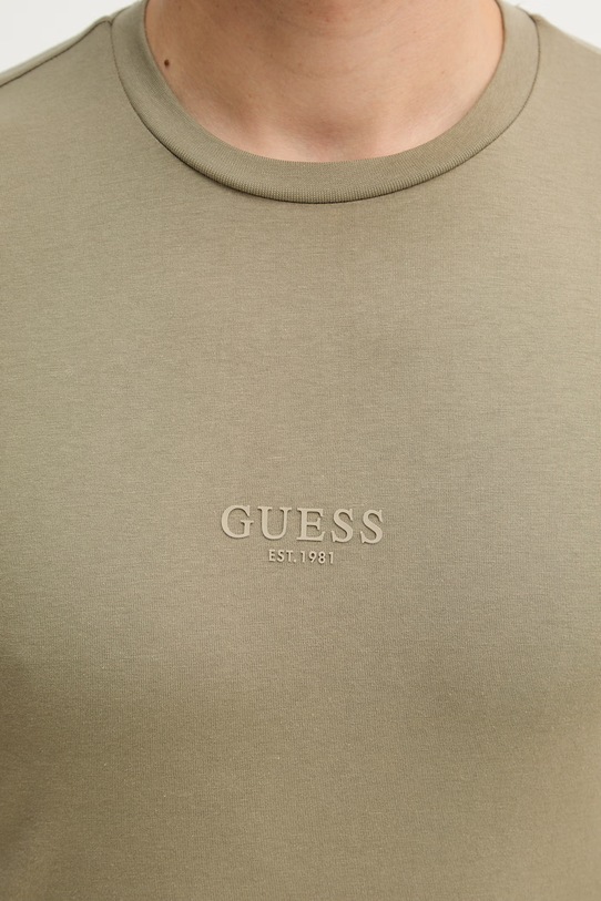 Guess t-shirt bawełniany AIDY M2YI72.I3Z14 zielony