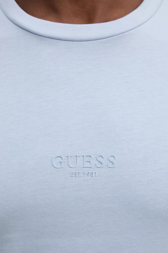 Бавовняна футболка Guess AIDY M2YI72.I3Z14 блакитний