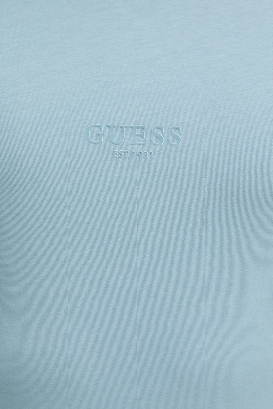 Бавовняна футболка Guess AIDY M2YI72.I3Z14 блакитний