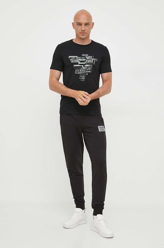 Guess t-shirt M3YI23.J1314 czarny AW23
