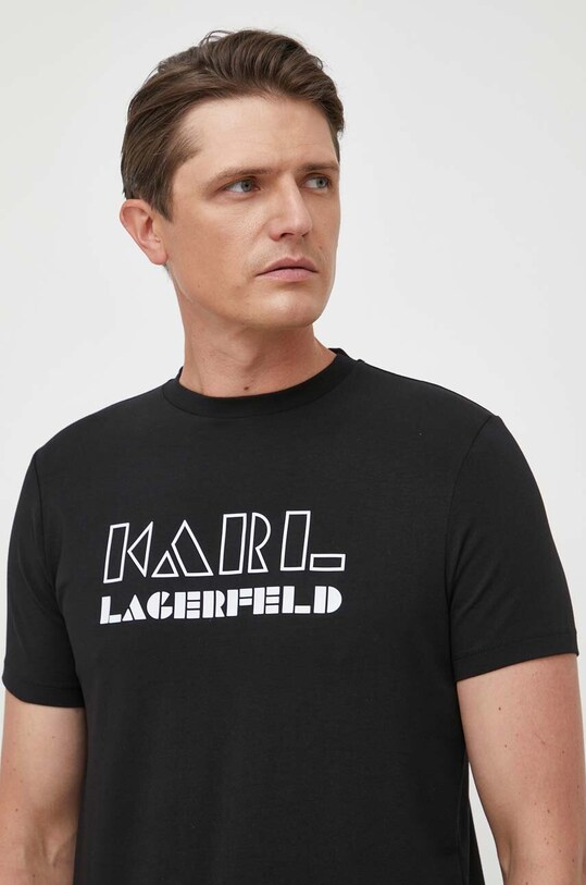 Karl Lagerfeld t-shirt fekete 533221.755060