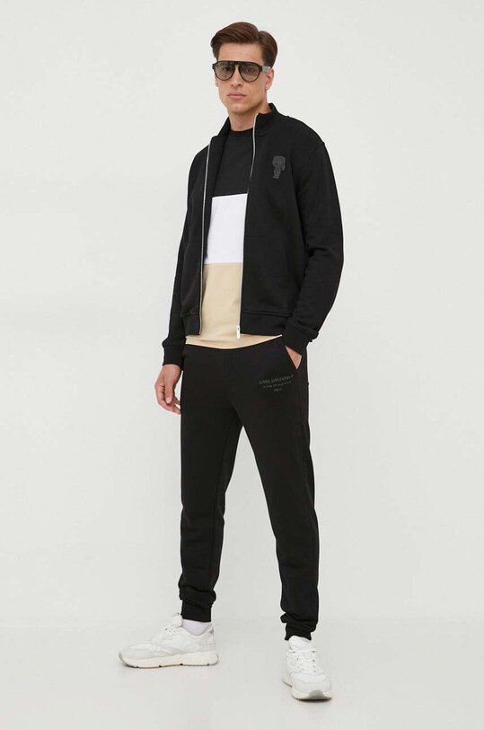 Karl Lagerfeld t-shirt 533221.755405 beżowy SS24