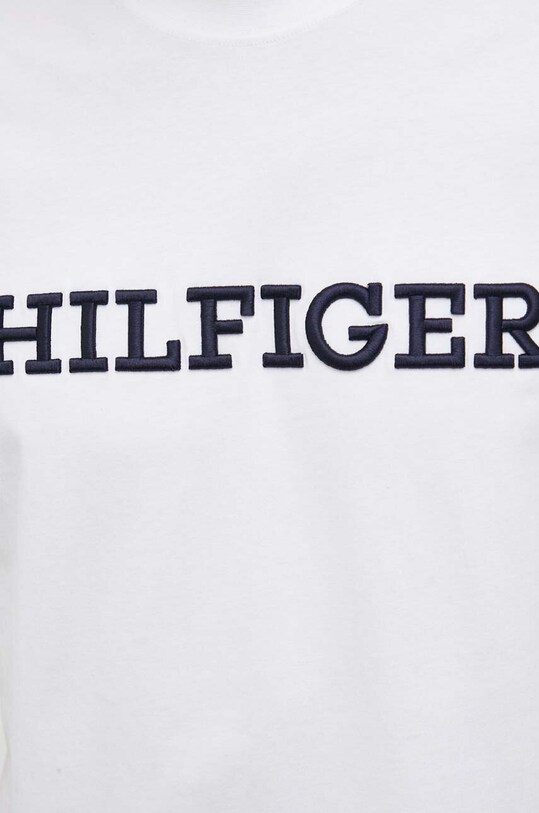 Tommy Hilfiger pamut póló MW0MW31539 fehér