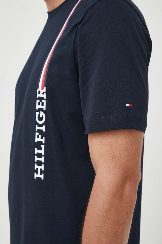 Хлопковая футболка Tommy Hilfiger MW0MW32118 тёмно-синий