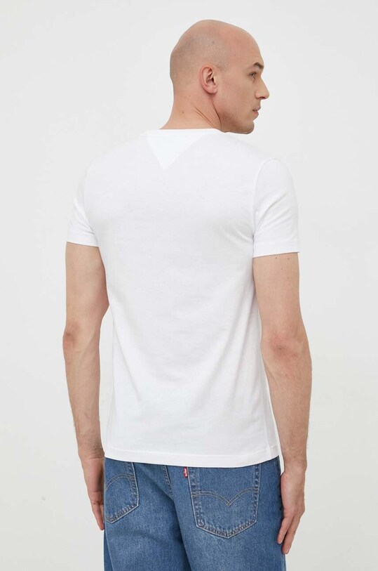 Odzież Tommy Hilfiger t-shirt bawełniany MW0MW32119 biały