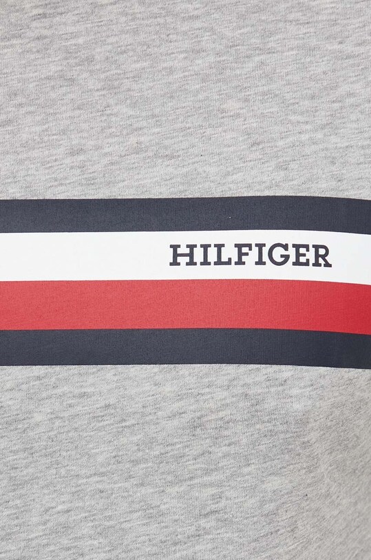 Βαμβακερό μπλουζάκι Tommy Hilfiger MW0MW32119 γκρί