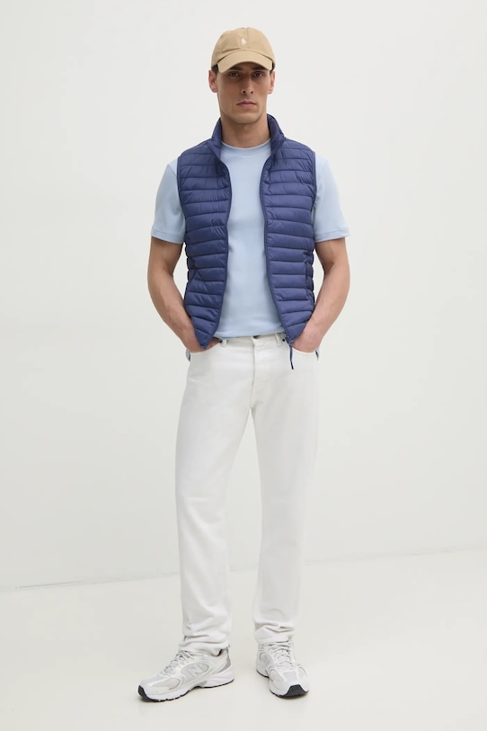 Бавовняна футболка Calvin Klein K10K109894 блакитний SS25