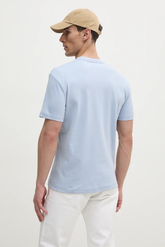Одяг Бавовняна футболка Calvin Klein K10K109894 блакитний